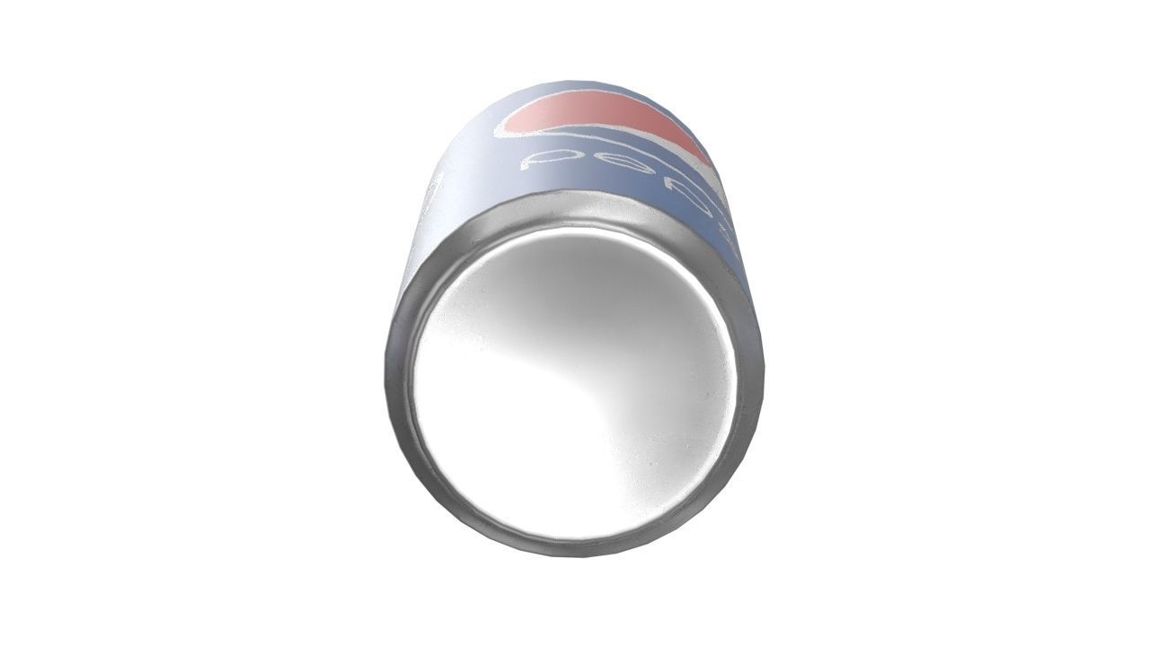 Pepsi Drink Can Sleek 250ml 04 Low-poly 3D model_15