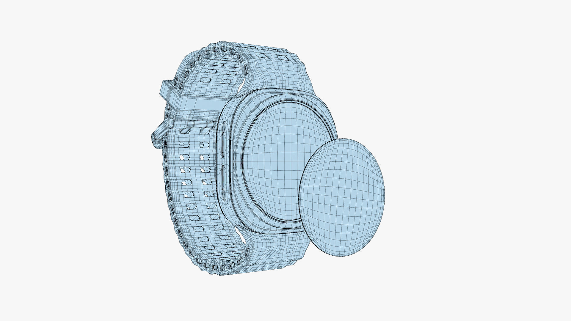 Samsung Galaxy Watch Ultra Gray 3D model_11