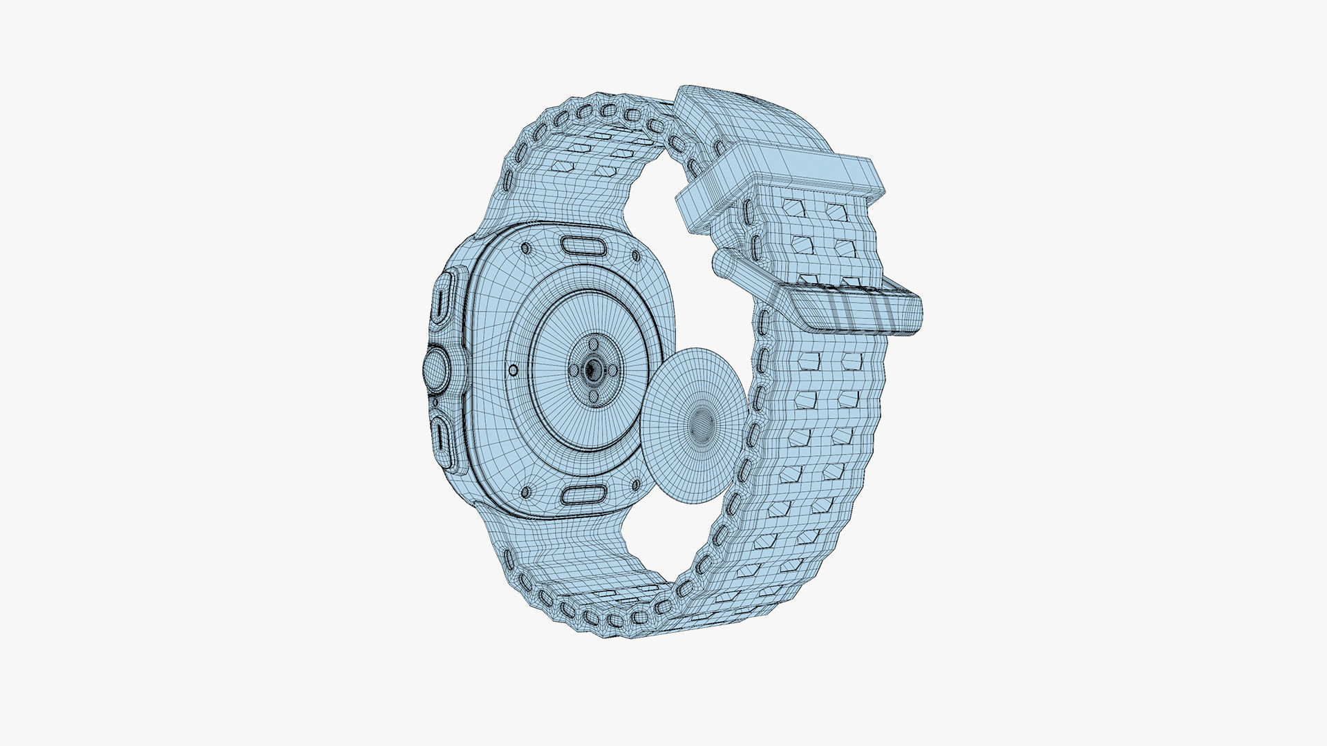 Samsung Galaxy Watch Ultra Gray 3D model_13