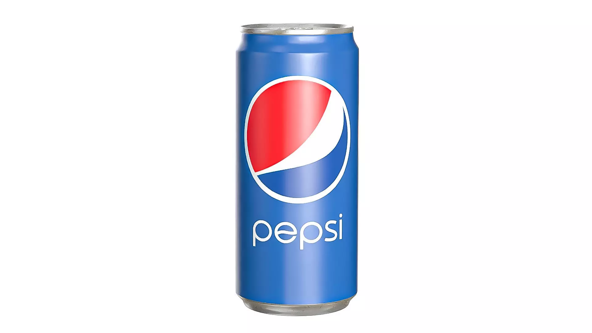 Pepsi Drink Can Sleek 270ml 05 Low-poly 3D model