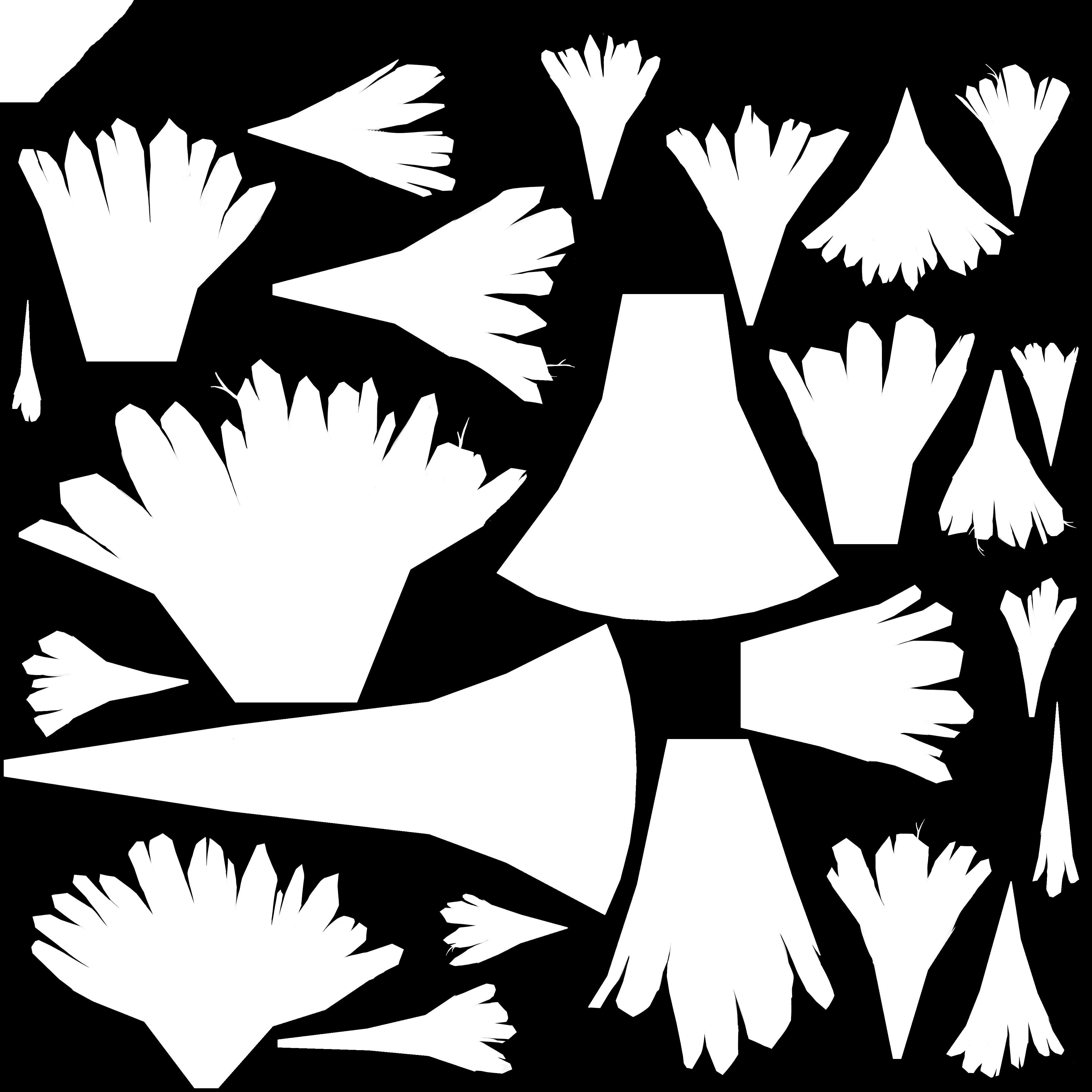 Stylized pine Low-poly 3D model_13