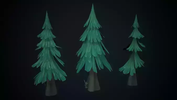 Stylized pine