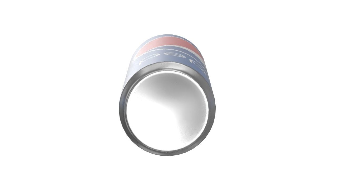 Pepsi Drink Can Sleek 330ml 07 Low-poly 3D model_15