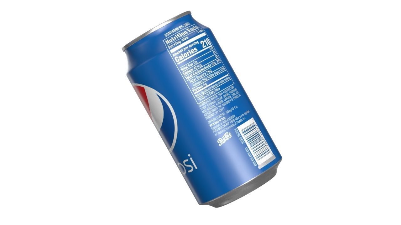 Pepsi Drink Can 355ml 11 Low-poly 3D model_12