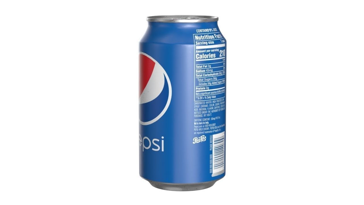 Pepsi Drink Can 355ml 11 Low-poly 3D model_3