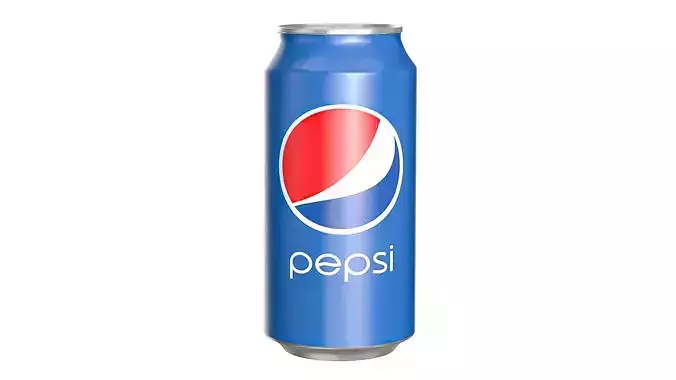 Pepsi Drink Can 375ml 12 Low-poly 3D model