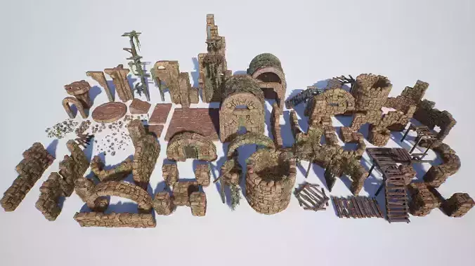 Modular Lost Ruins Kit