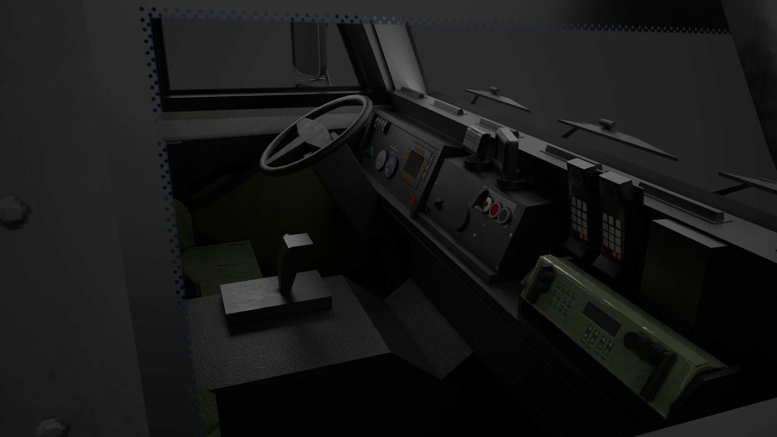 Mowag Durro III  Camouflage Low-poly 3D model_11