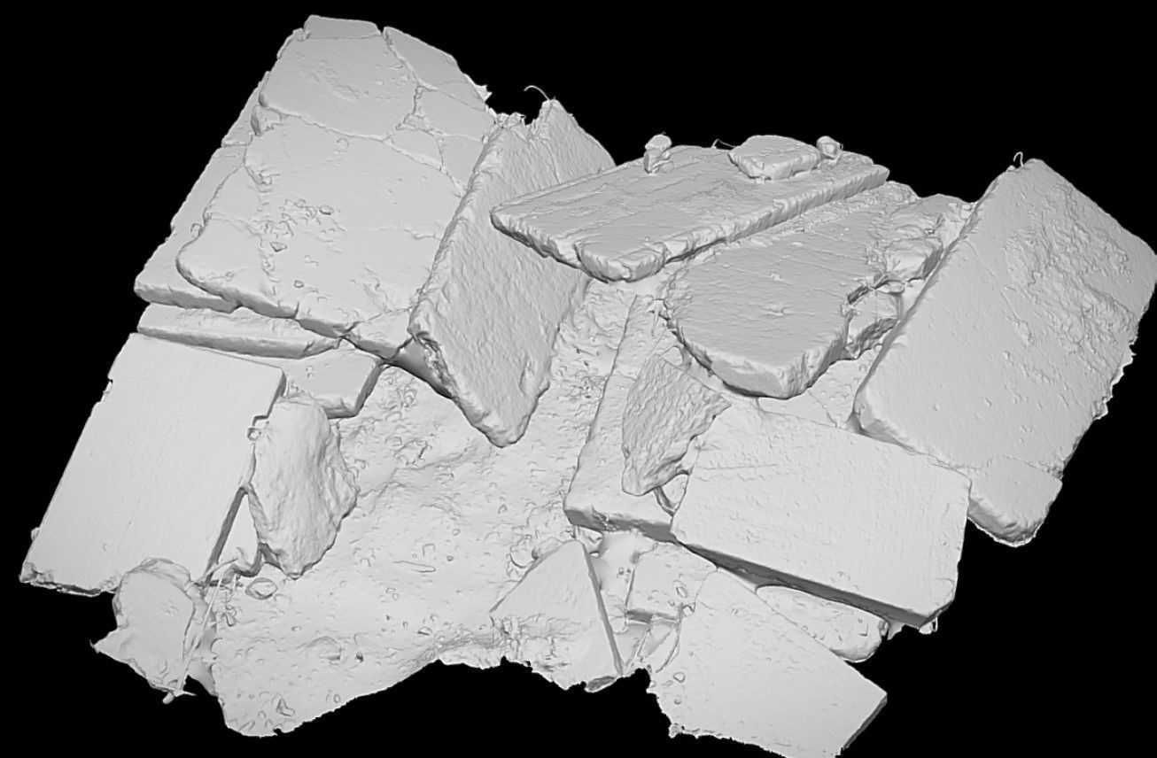 concrete slabs constr-site ruins debris pack photogrammetry Low-poly 3D model_5