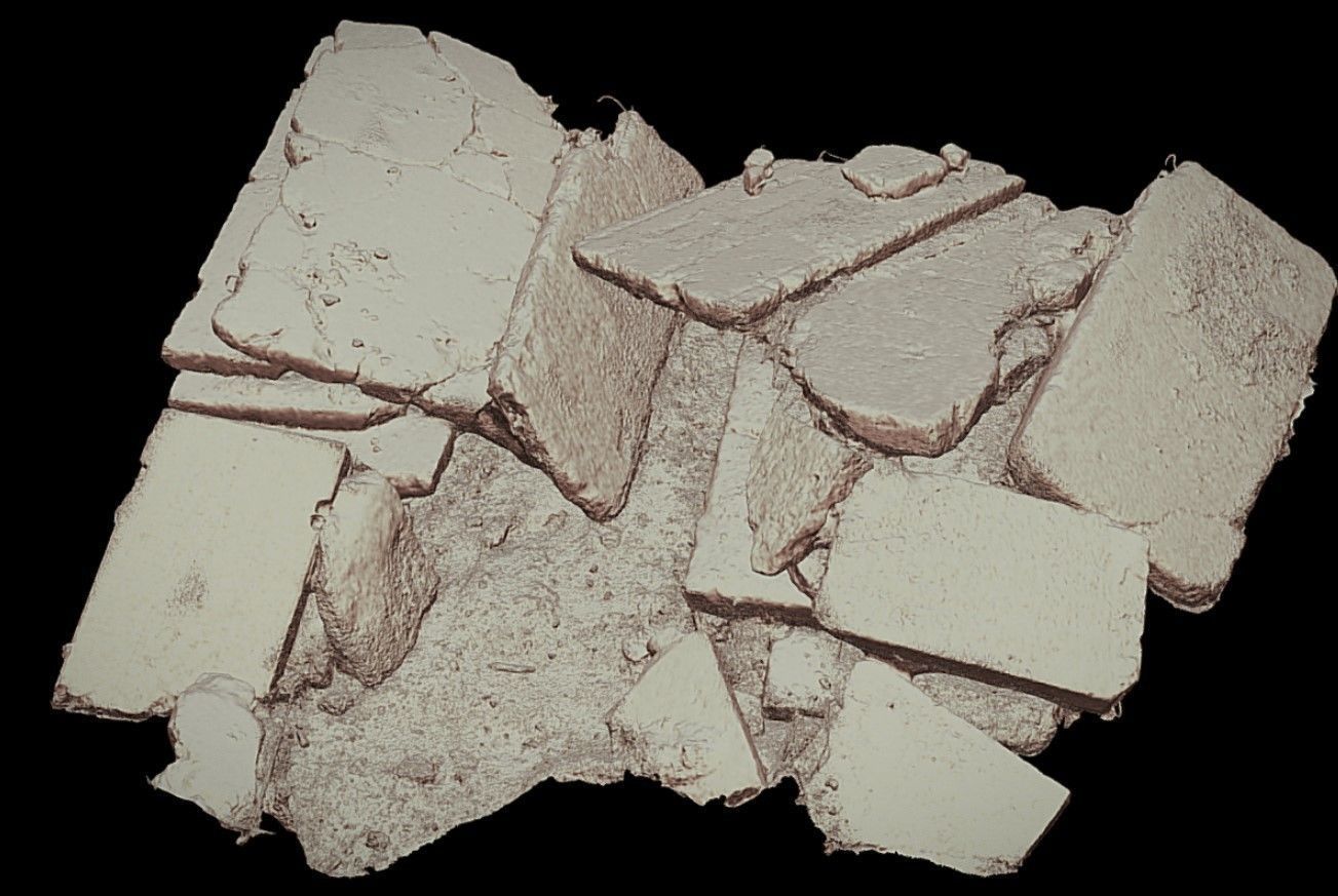 concrete slabs constr-site ruins debris pack photogrammetry Low-poly 3D model_4