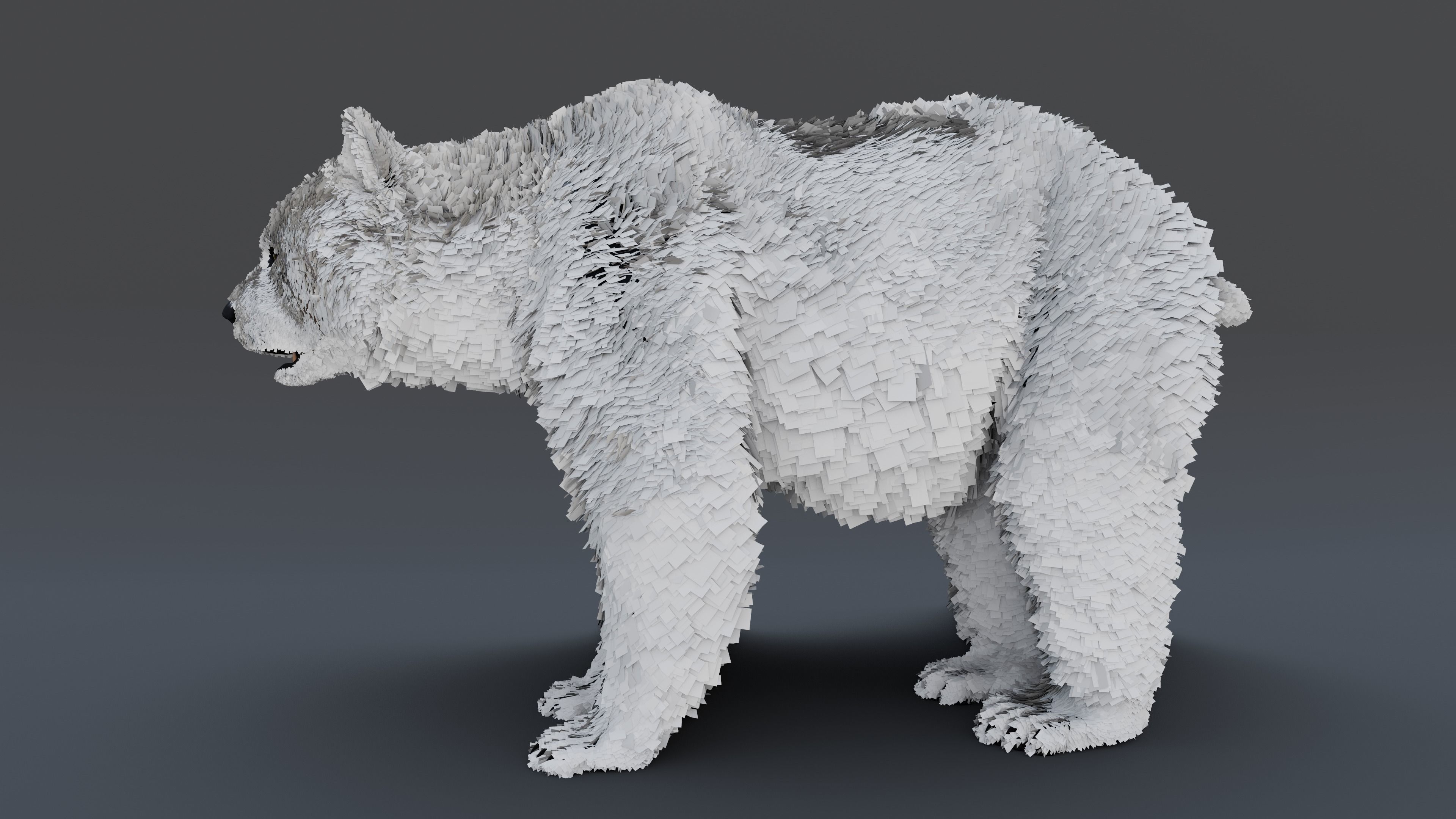 Panda Bear 3D model_11