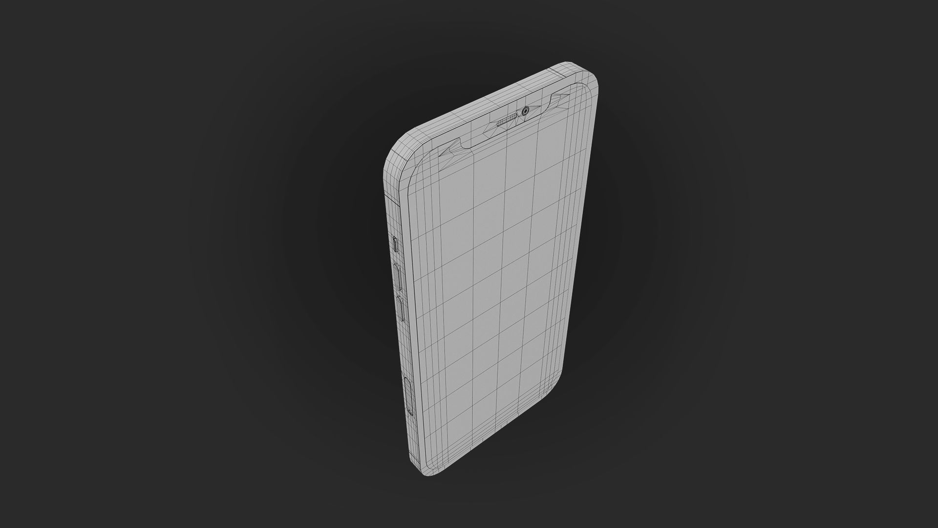 iPhone 12 pro Low-poly 3D model_18