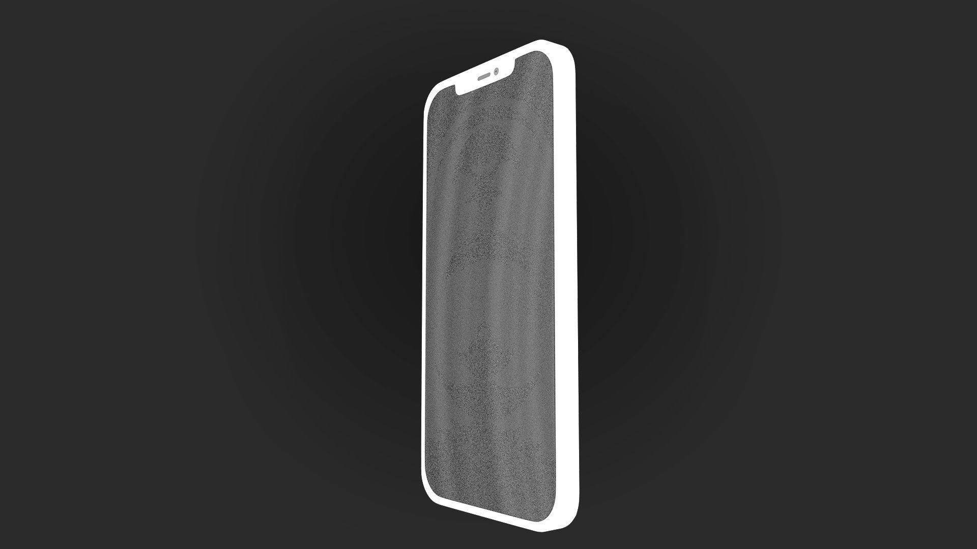 iPhone 12 pro Low-poly 3D model_26