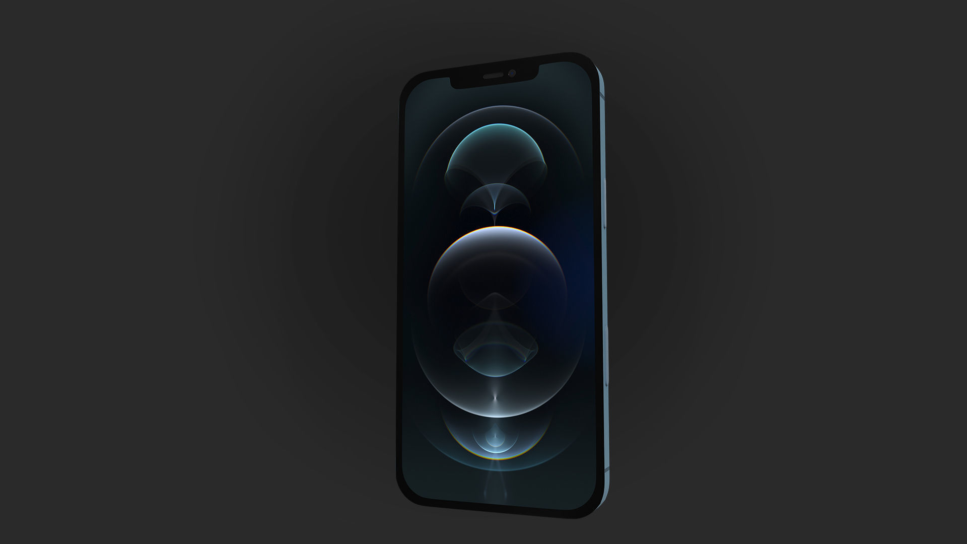 iPhone 12 pro Low-poly 3D model_6