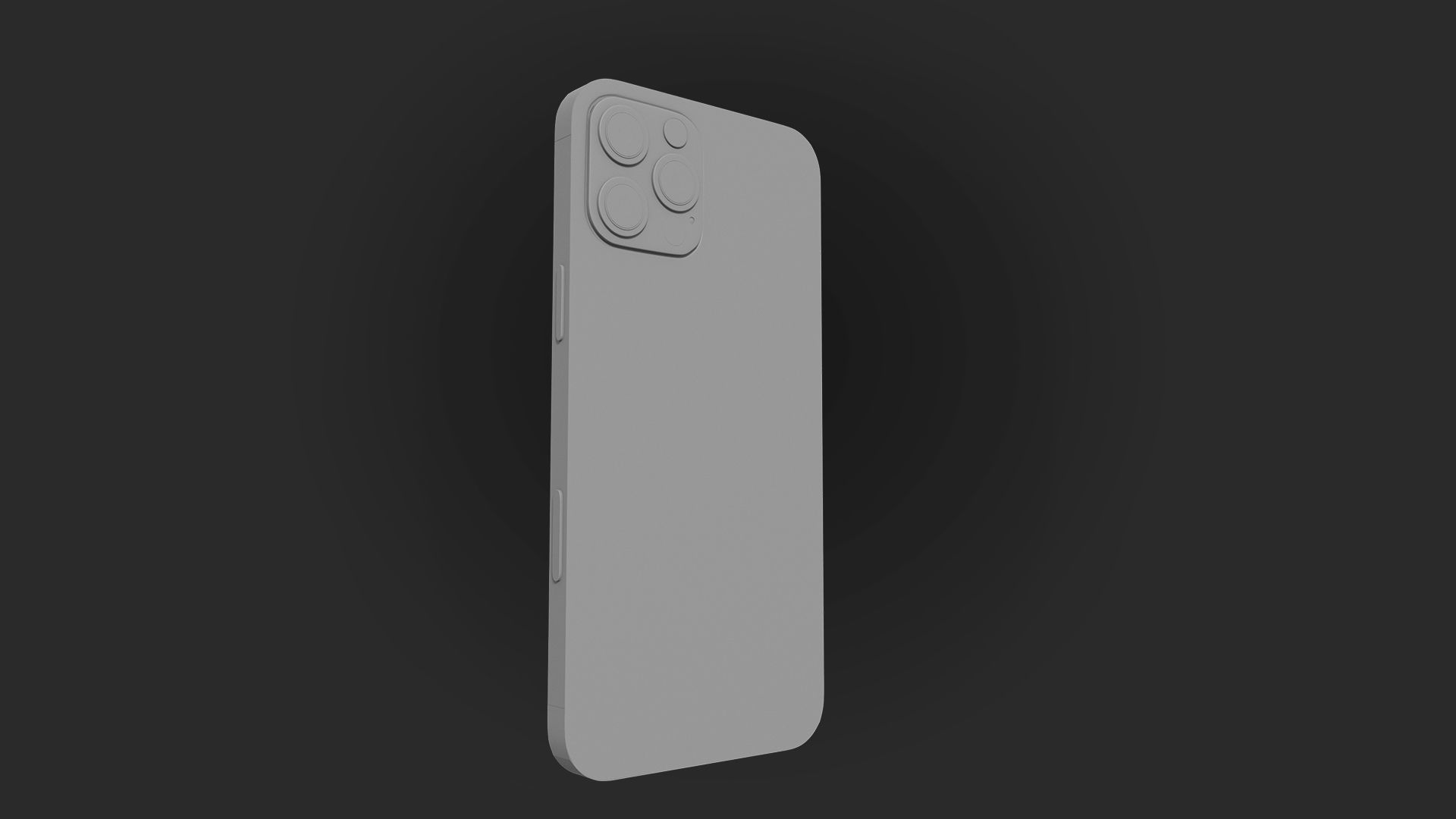 iPhone 12 pro Low-poly 3D model_33