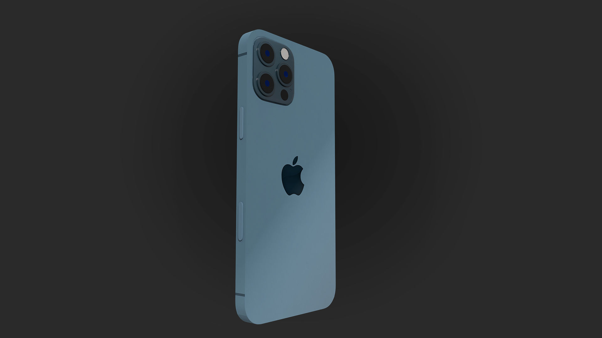 iPhone 12 pro Low-poly 3D model_9