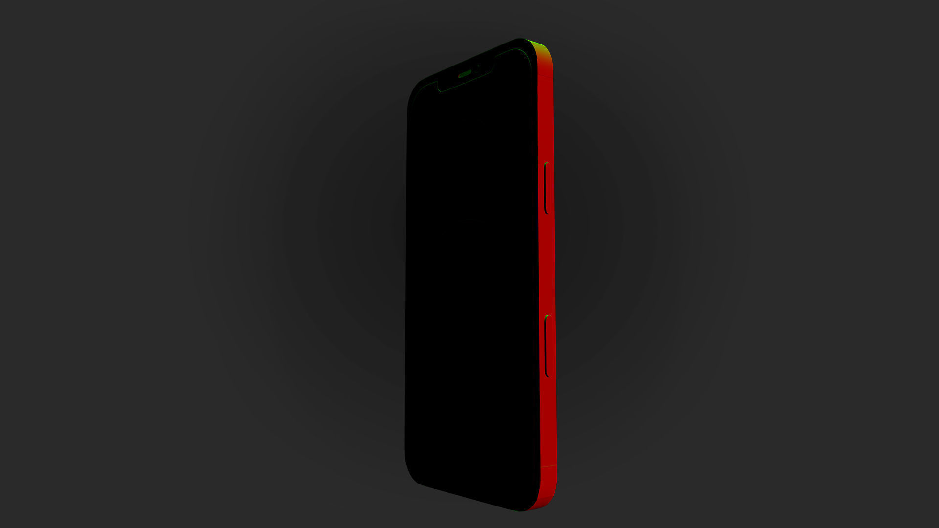 iPhone 12 pro Low-poly 3D model_19
