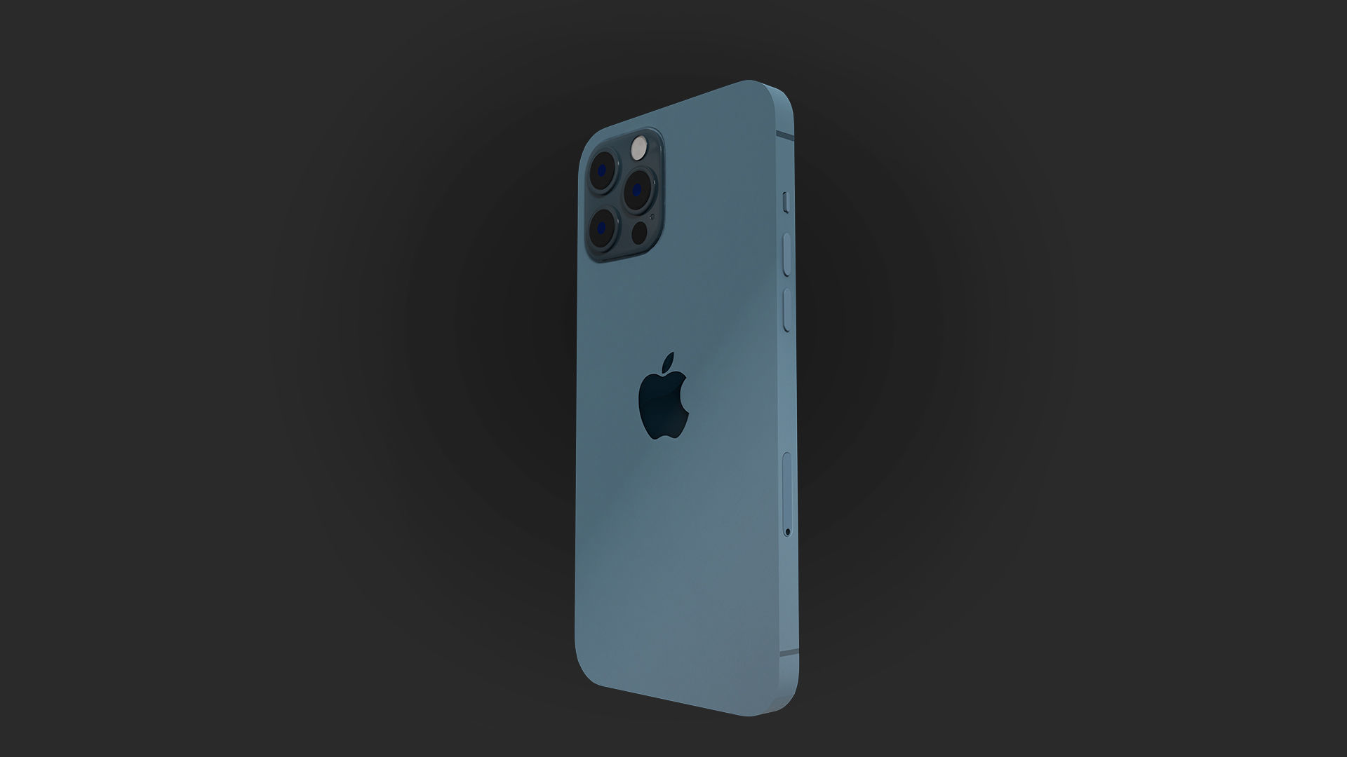 iPhone 12 pro Low-poly 3D model_10
