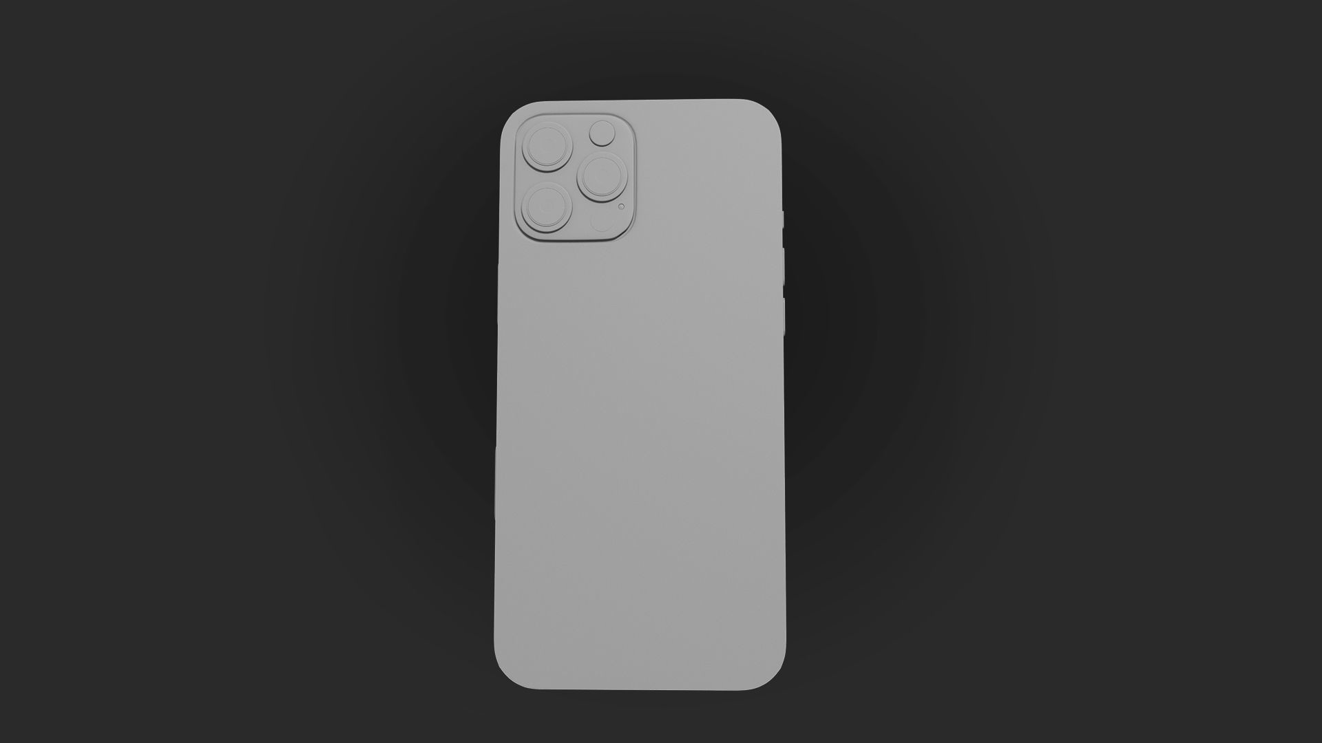 iPhone 12 pro Low-poly 3D model_29