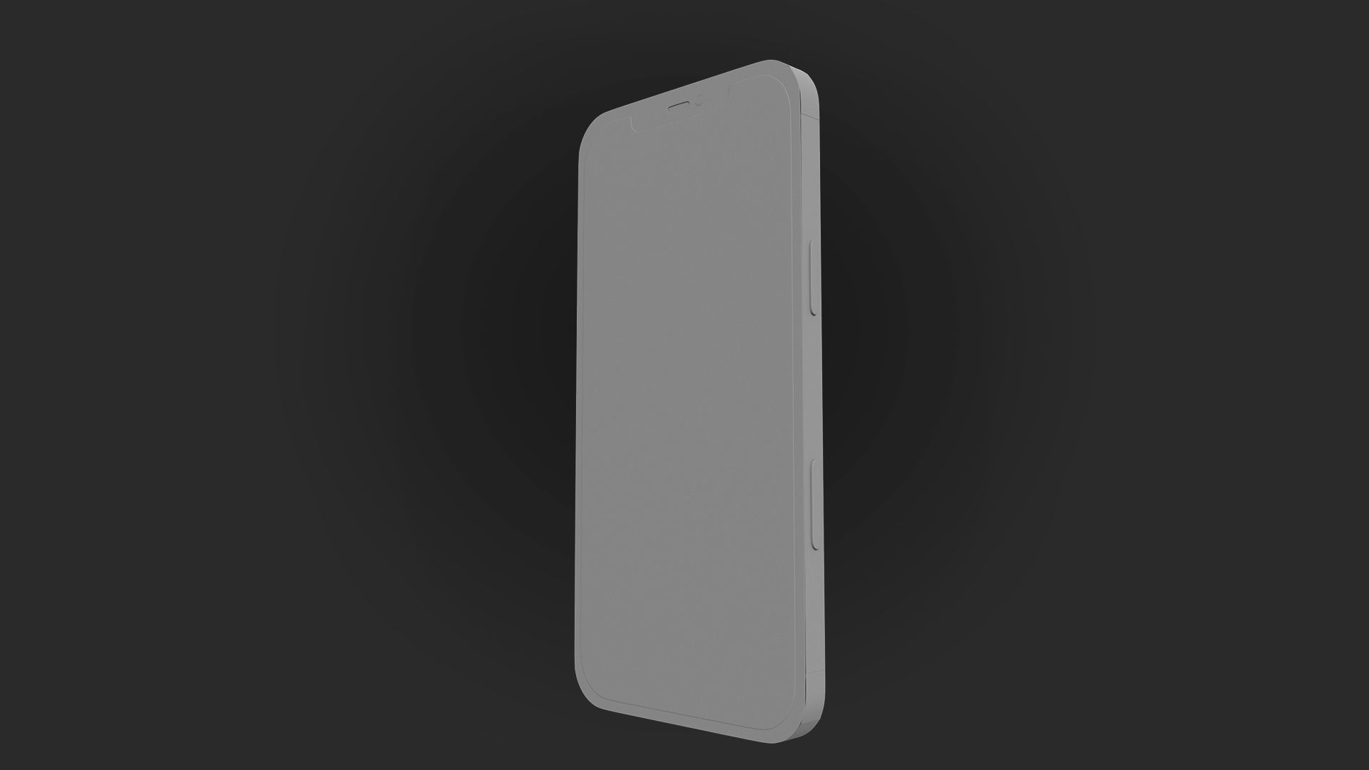 iPhone 12 pro Low-poly 3D model_32