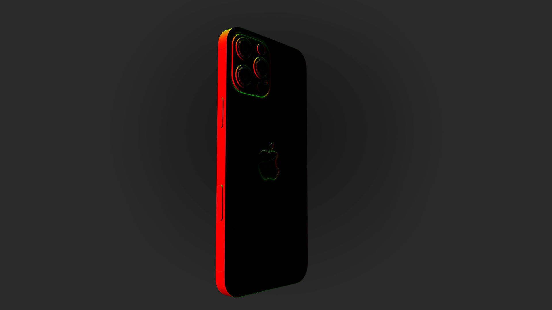 iPhone 12 pro Low-poly 3D model_20