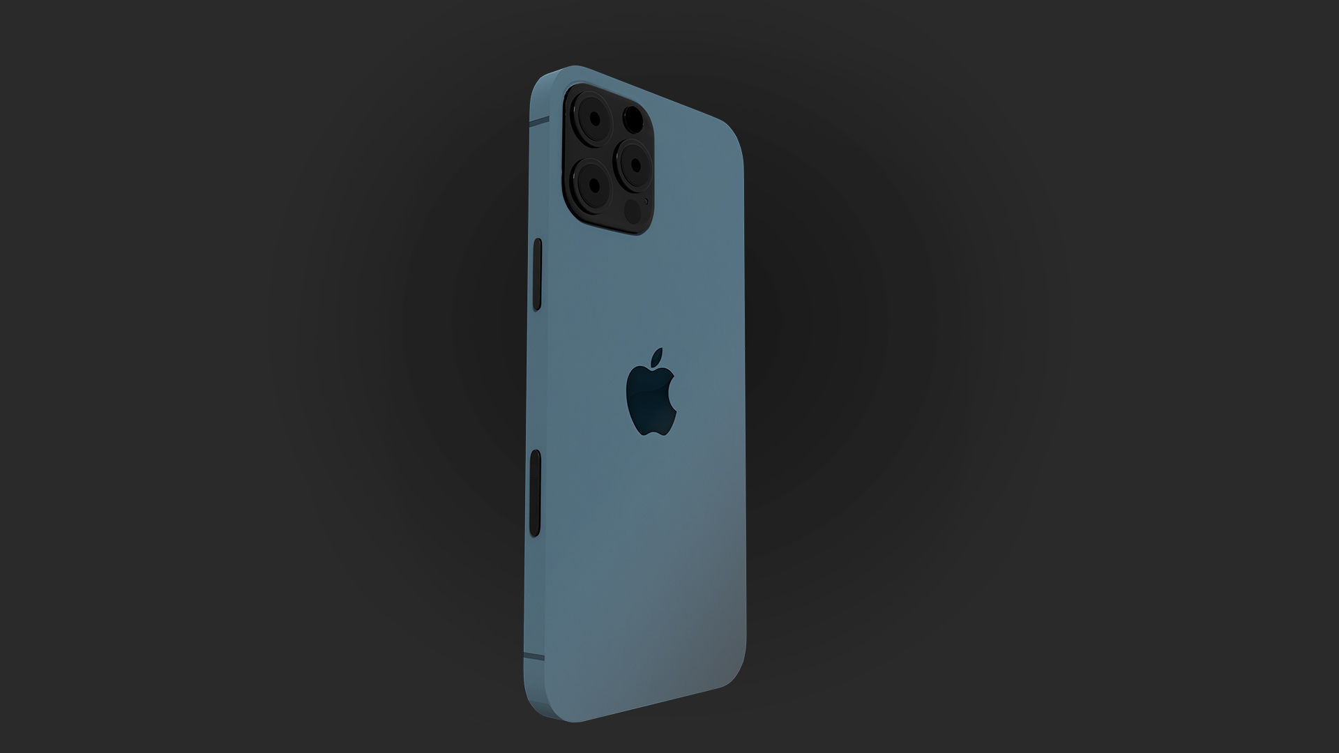 iPhone 12 pro Low-poly 3D model_25