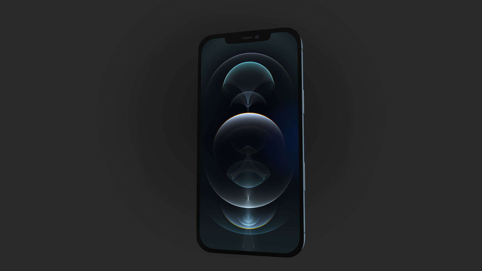 iPhone 12 pro Low-poly 3D model_5