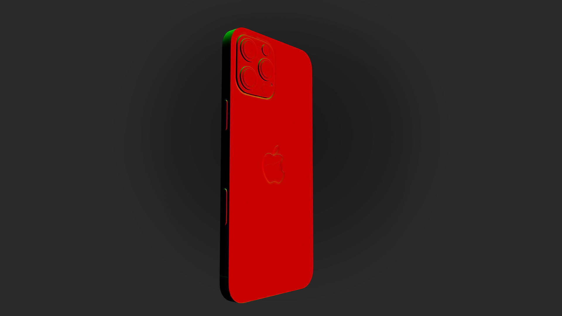 iPhone 12 pro Low-poly 3D model_22