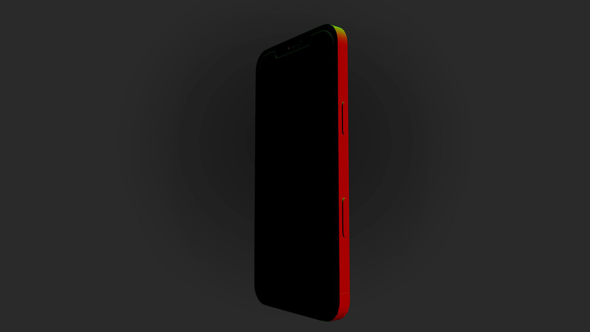 iPhone 12 pro Low-poly 3D model_21
