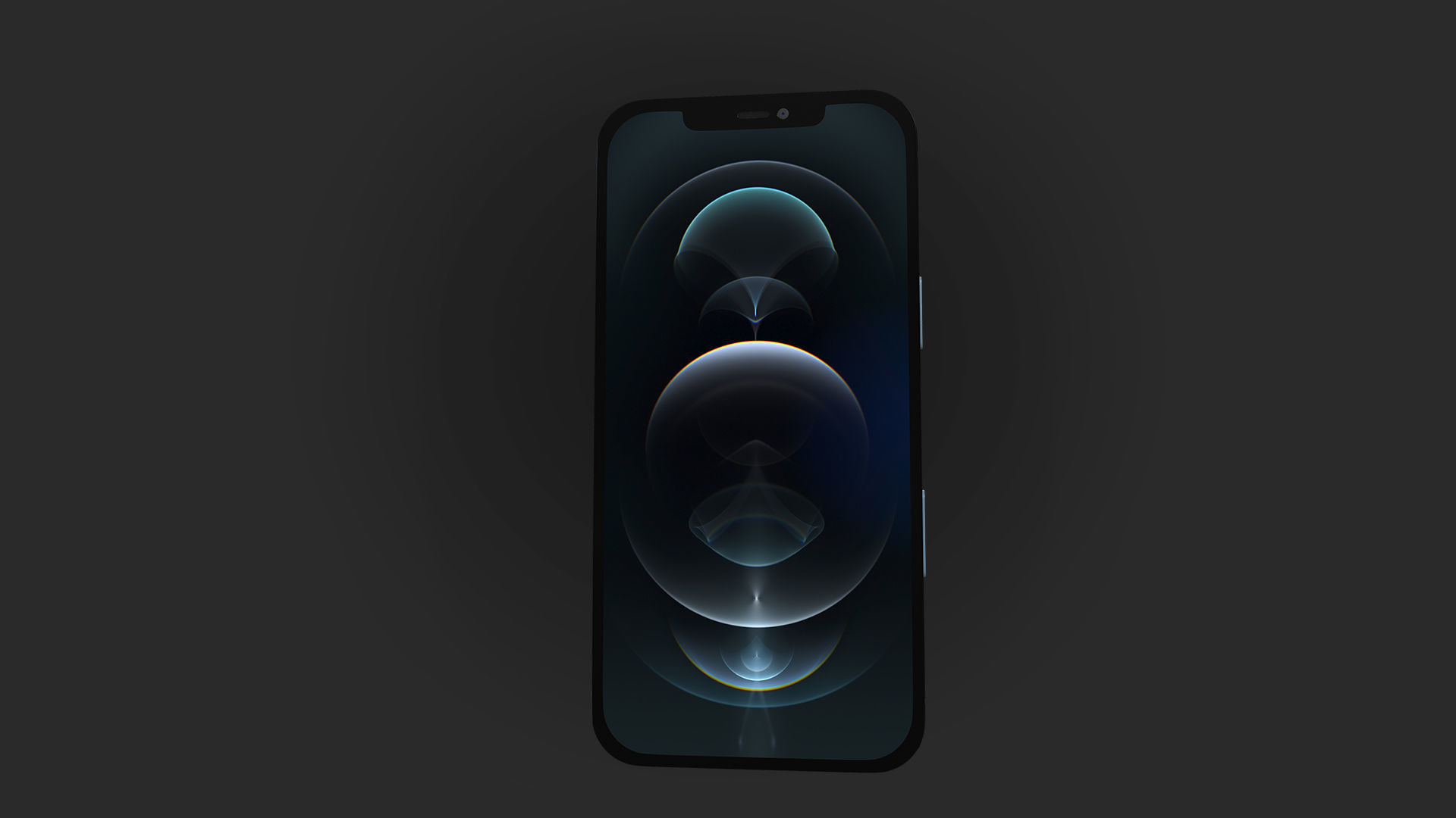 iPhone 12 pro Low-poly 3D model_3