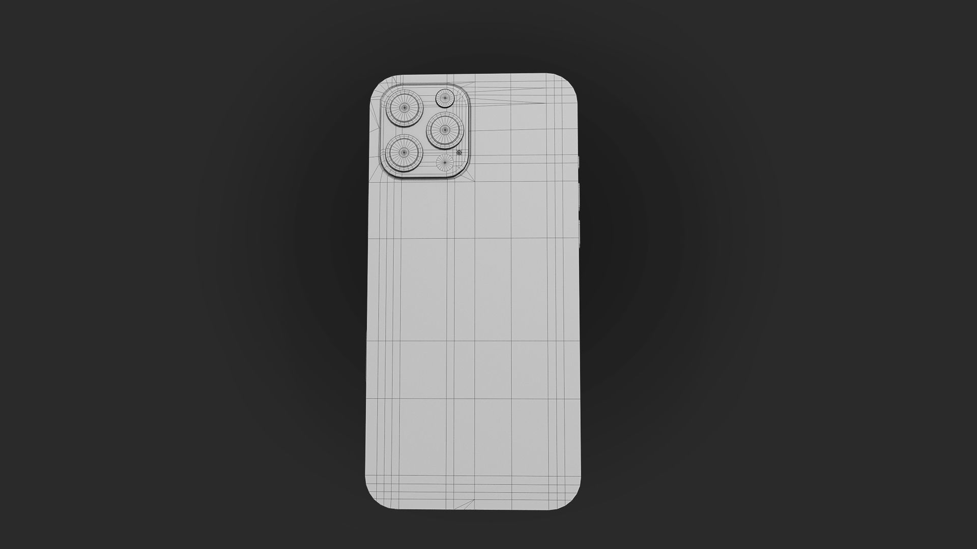 iPhone 12 pro Low-poly 3D model_15