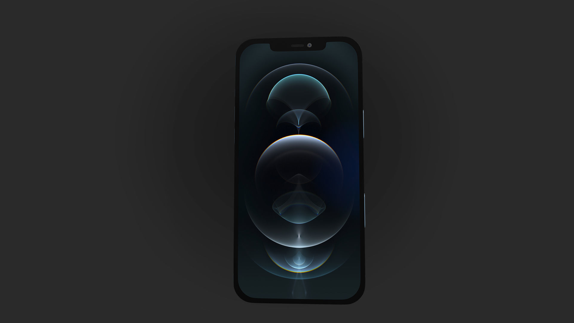 iPhone 12 pro Low-poly 3D model_2