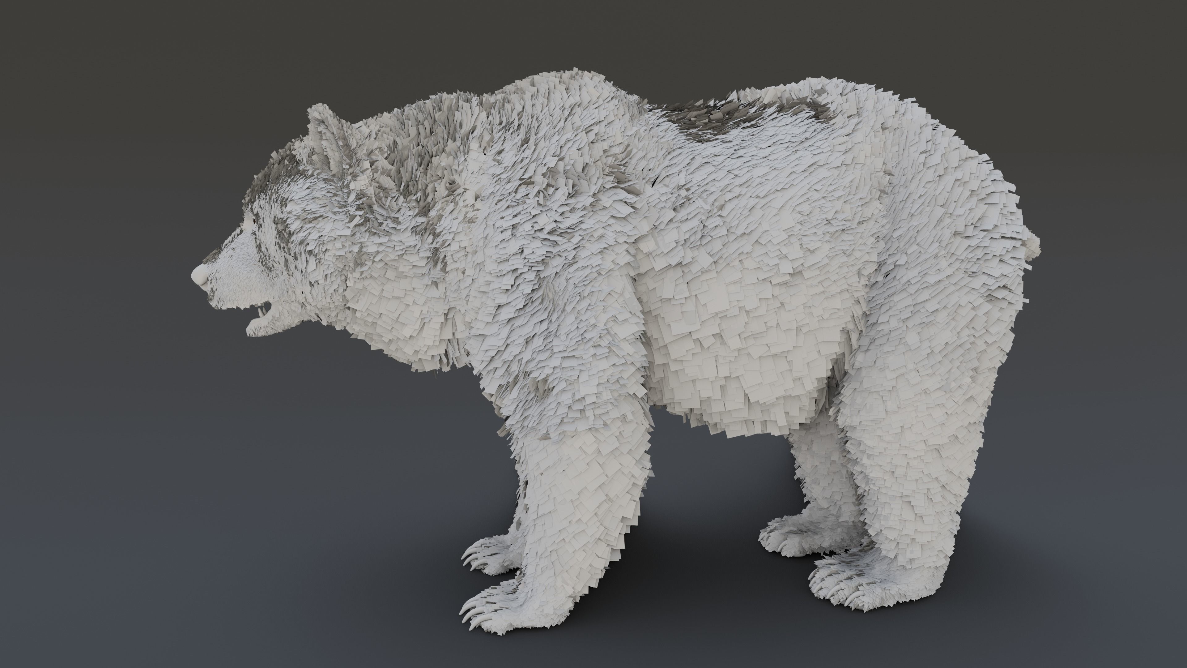 Grizzly Bear 3D model_12