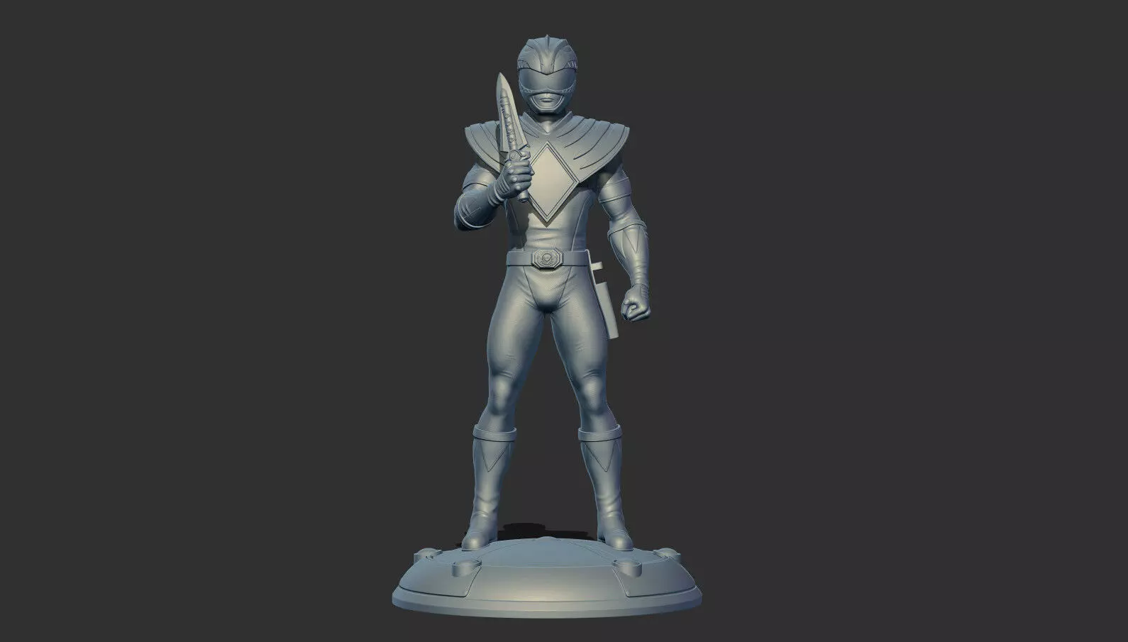 Green Ranger Custom Sculpt 3D print model