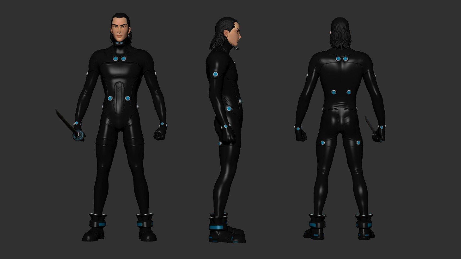 Kato from Gantz - Custom model 3D print model_1