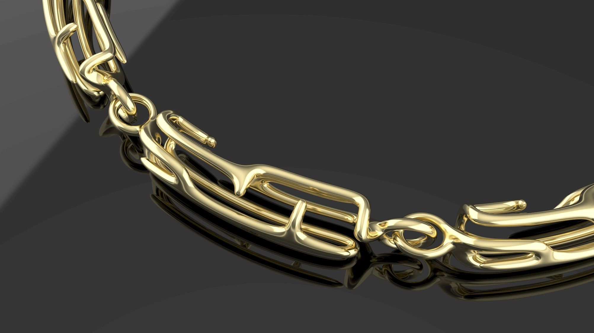 maze link  3D print model_1