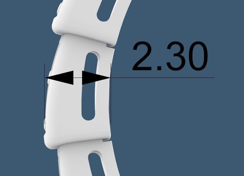 Ring snake 3D print model_5