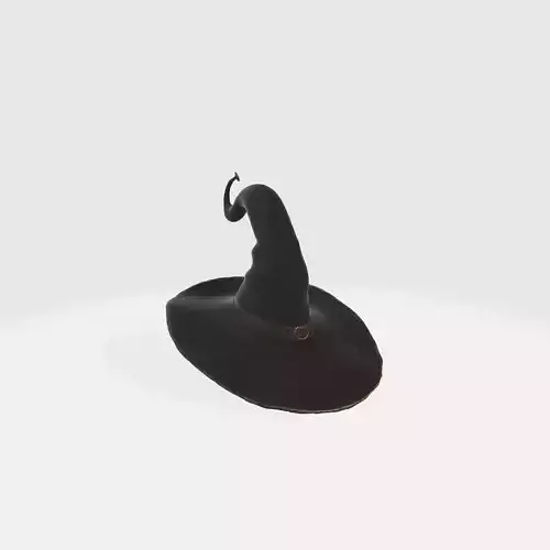 A black witch hat 