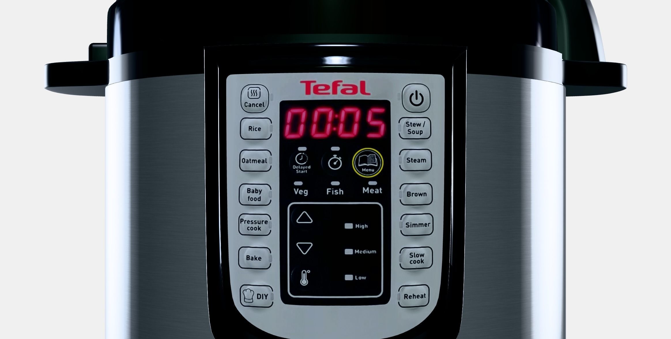 Tefal CY505E30 All In One Pot Low-poly 3D model_12