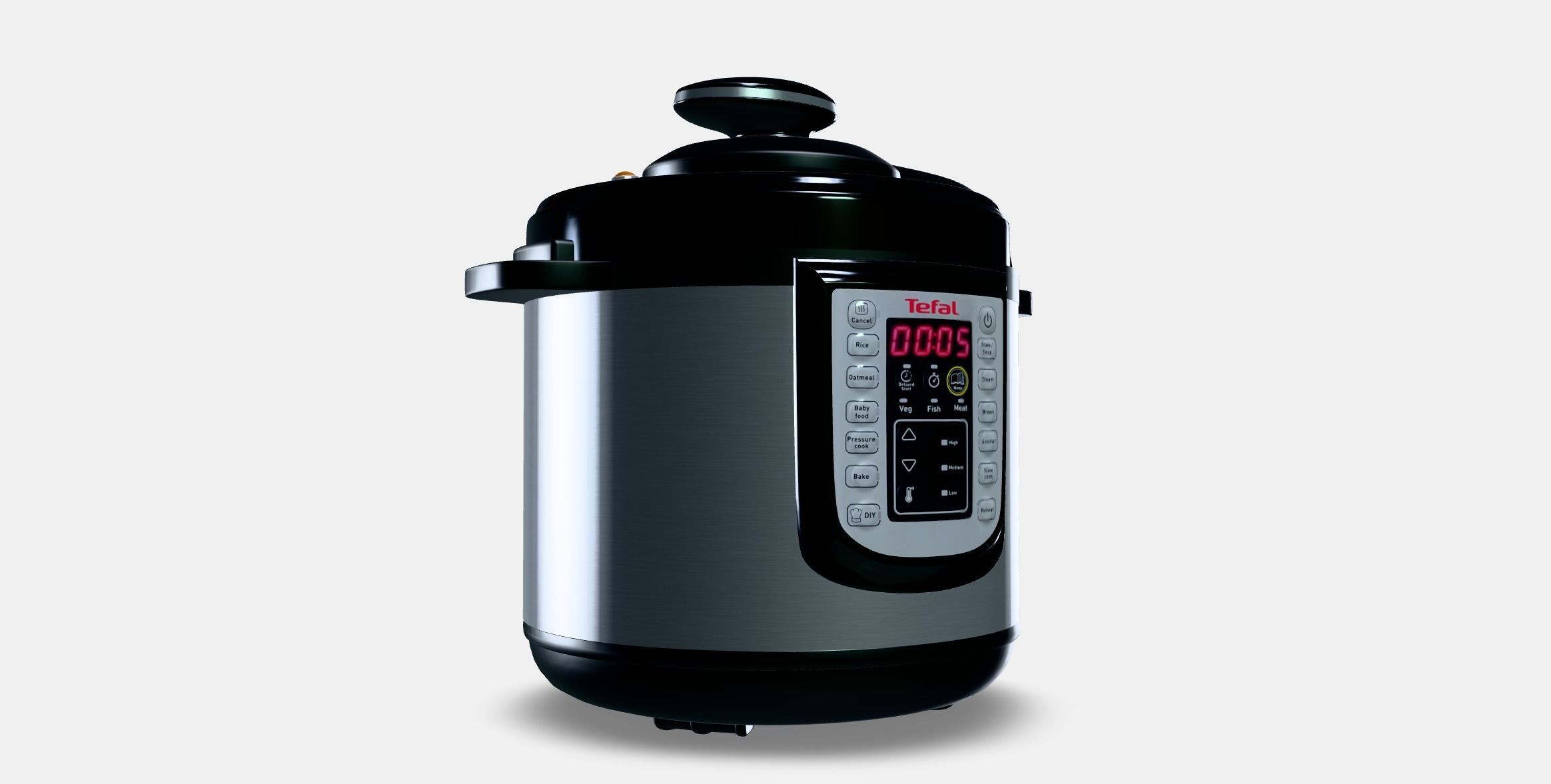 Tefal CY505E30 All In One Pot Low-poly 3D model_3