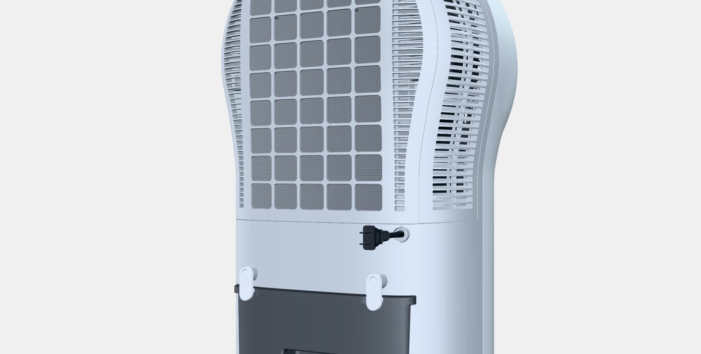 Siguro FC-C35 Velvet Wind White Low-poly 3D model_6