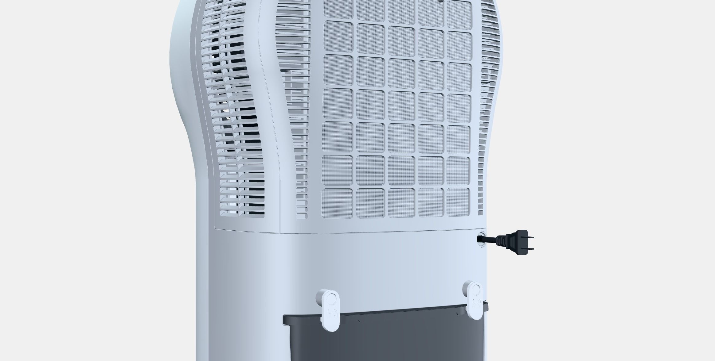 Siguro FC-C35 Velvet Wind White Low-poly 3D model_2