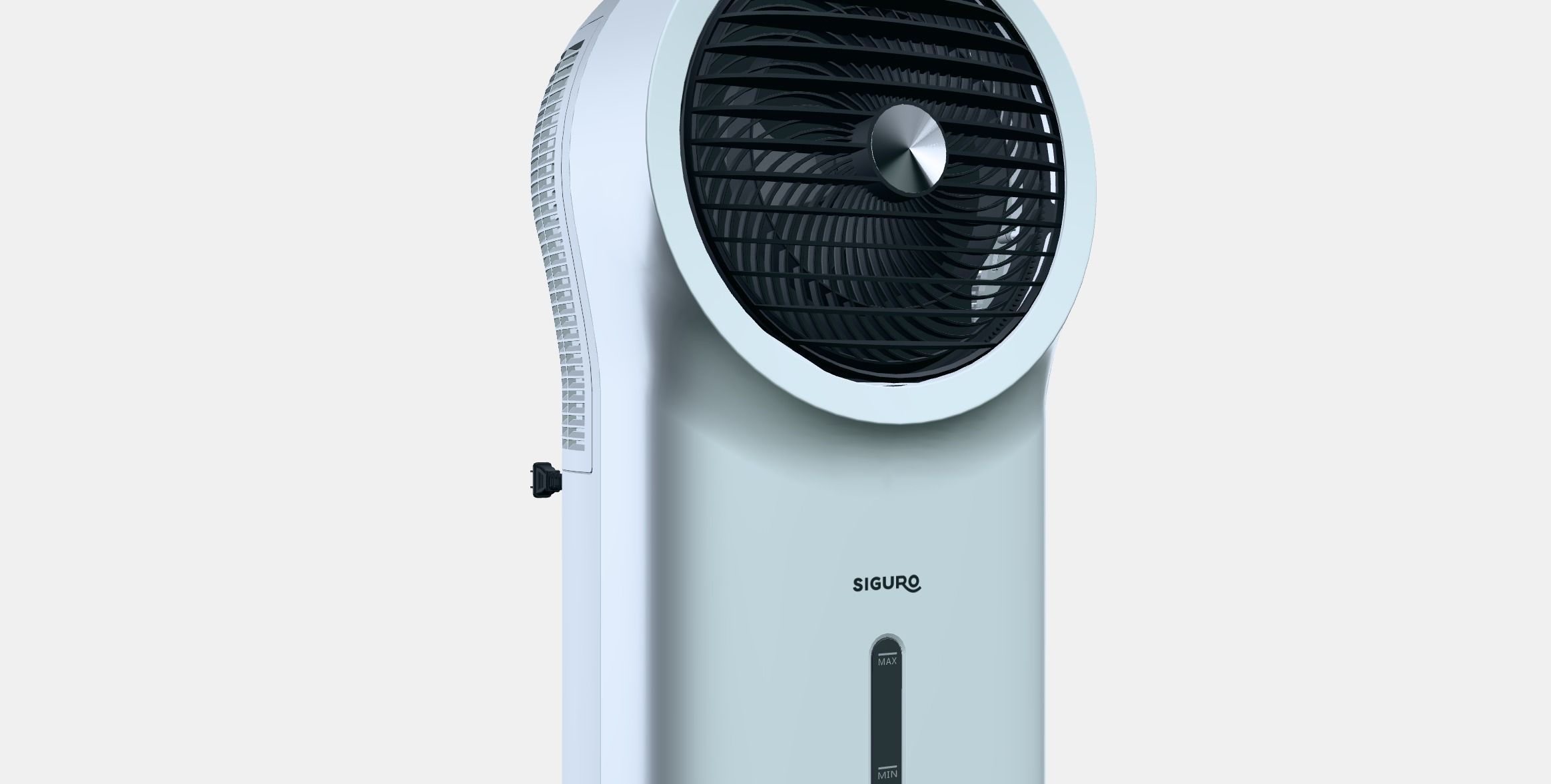 Siguro FC-C35 Velvet Wind White Low-poly 3D model_9