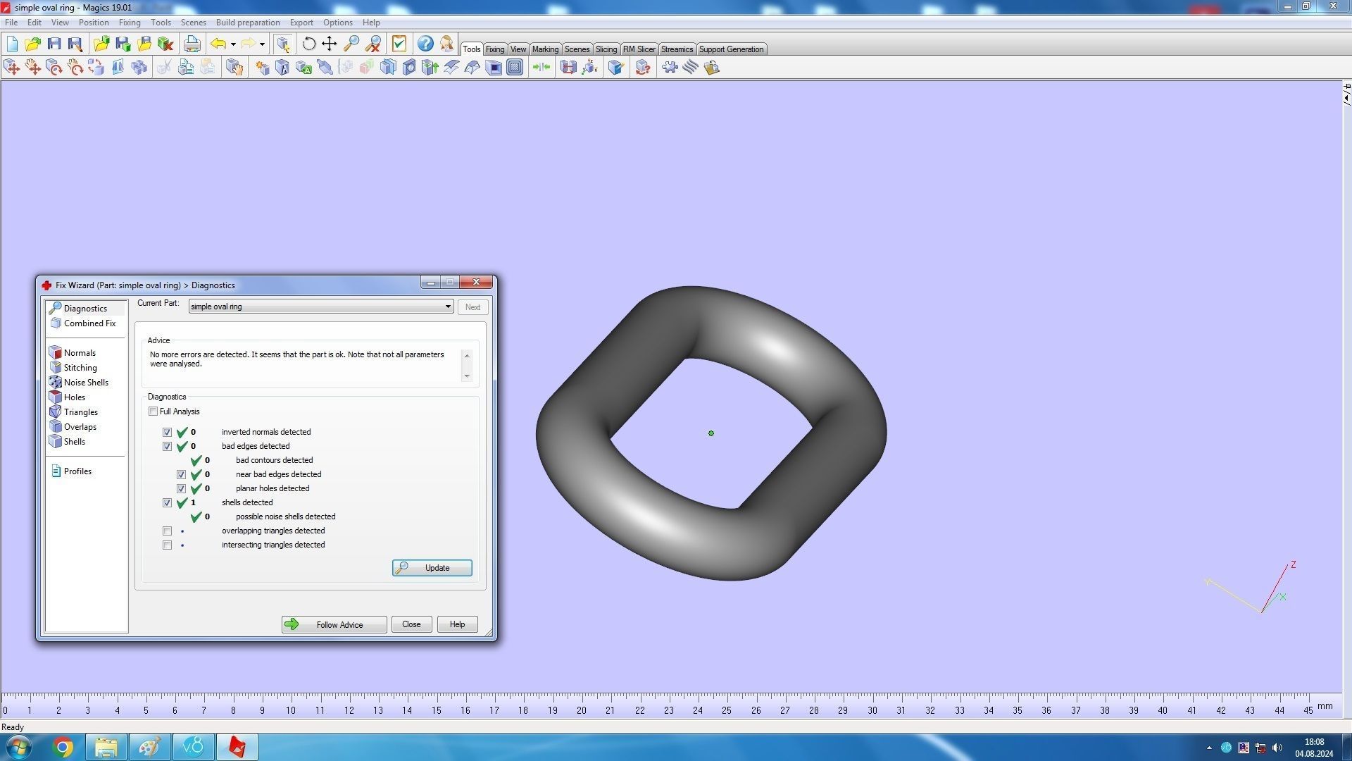 Conical Link Station Thorns Bracelet 3D print model_19