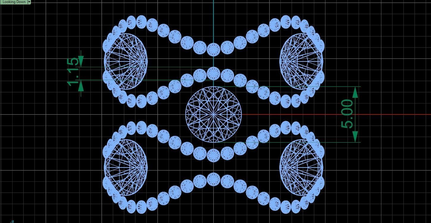 jewelry ring 24 3D print model_3