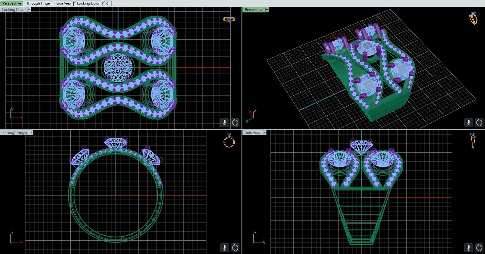 jewelry ring 24 3D print model_1