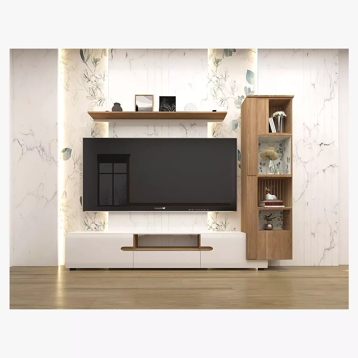 Tv Unit 3D model_0