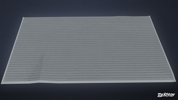 HIGH SCHOOL CLASSROOM - Floor Mat 01 - LOW POLY Low-poly 3D model