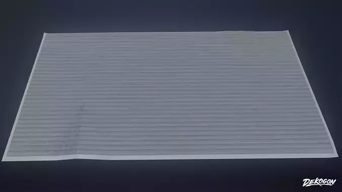 HIGH SCHOOL CLASSROOM - Floor Mat 01 - LOW POLY