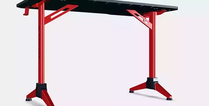 Rapture TEMPLE 200 piros Low-poly 3D model